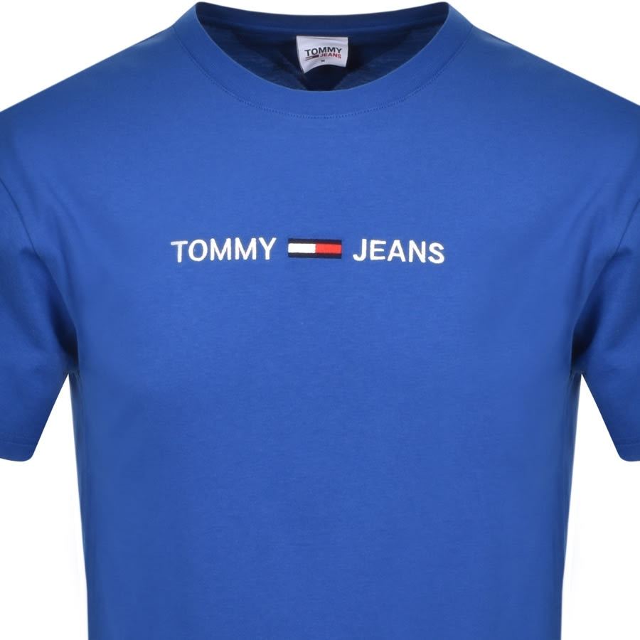Alternative Image for ProductTommy Jeans Short Sleeve Logo T Shirt Blue2